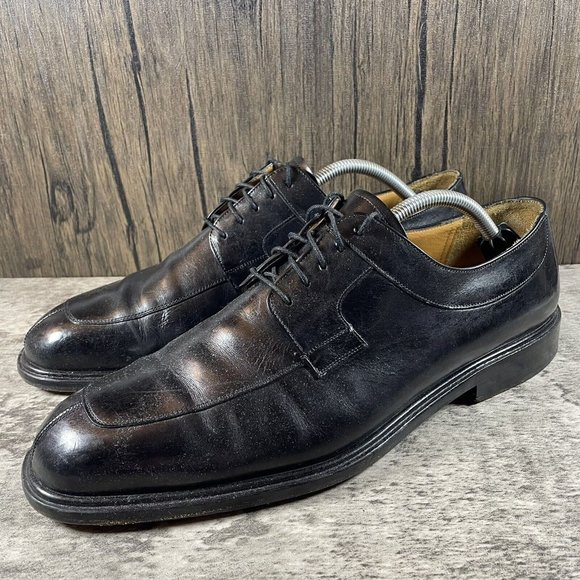 Mezlan Fiore Dress Shoes MENS 8.5 M Black Leather Split Toe Lace Up Oxfords‎ Mezlan Fiore Vero Cuoio Black Leather Dress Shoes Men main image 3